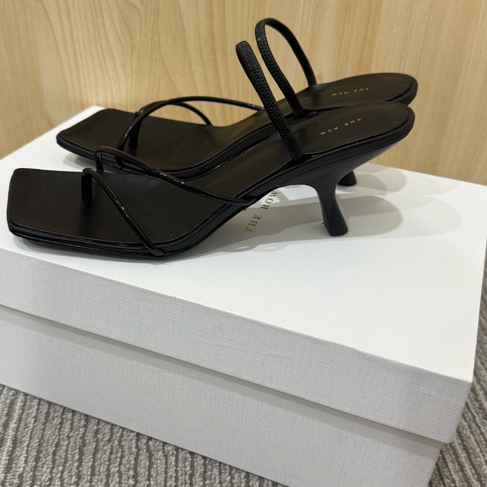 The Row Women's Black Sandals - Picture 6 of 7